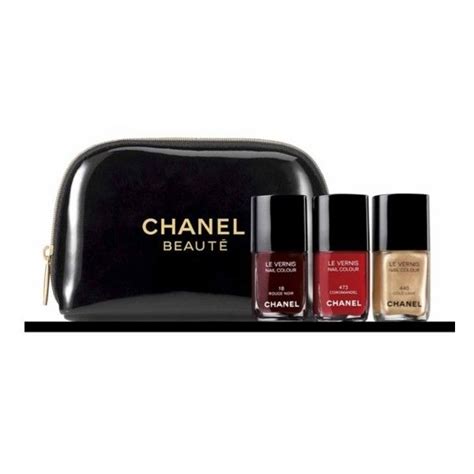 chanel nail polish gift set|chanel nail varnish gift set.